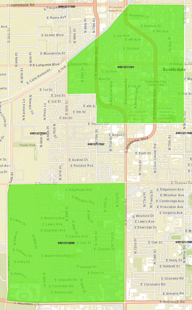 maping the two opportunity zone