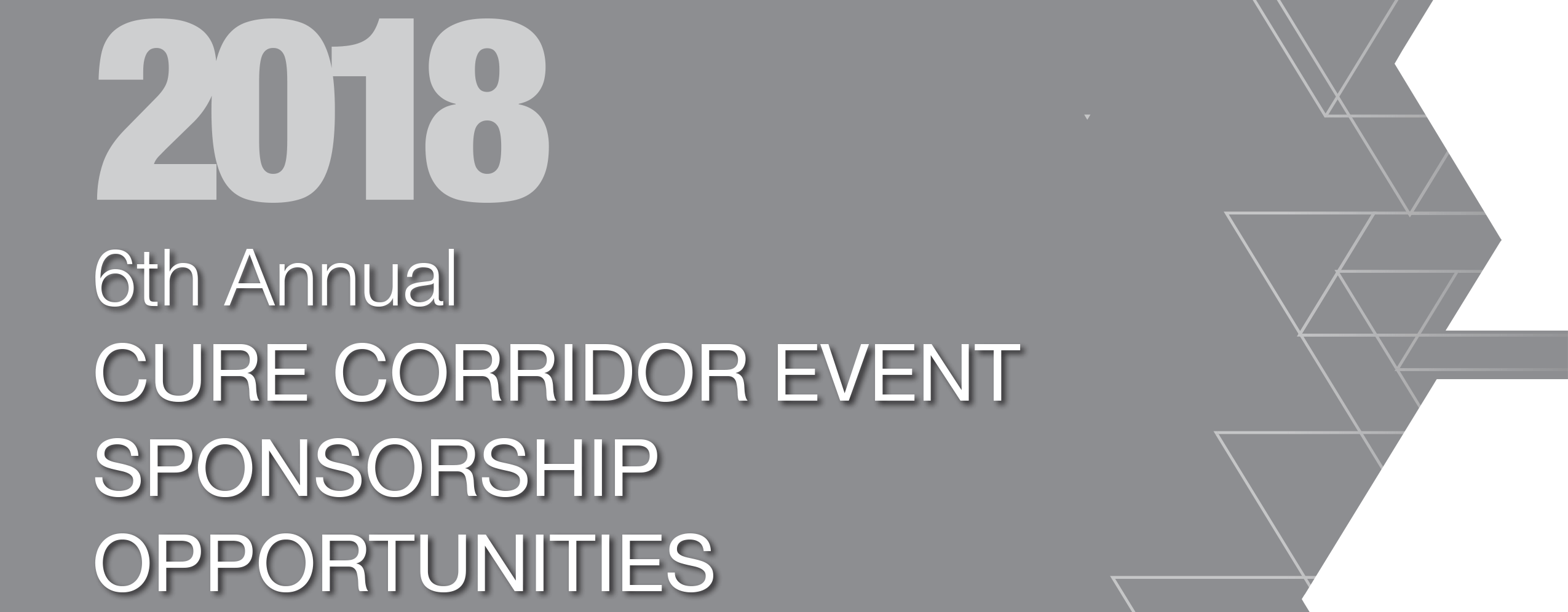 2018 6th Annual Cure Corridor Event Sponsorship Report cover