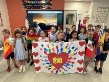 group photo of kids at I.S.A. event
